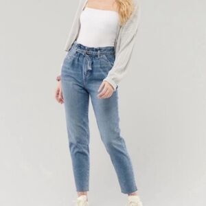 ultra high rise mom jeans vintage stretch